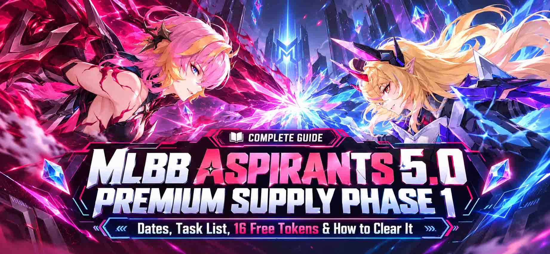 MLBB Aspirants 5.0 Premium Supply Phase 1: Dates, Task List, 16 Free Tokens & How to Clear It